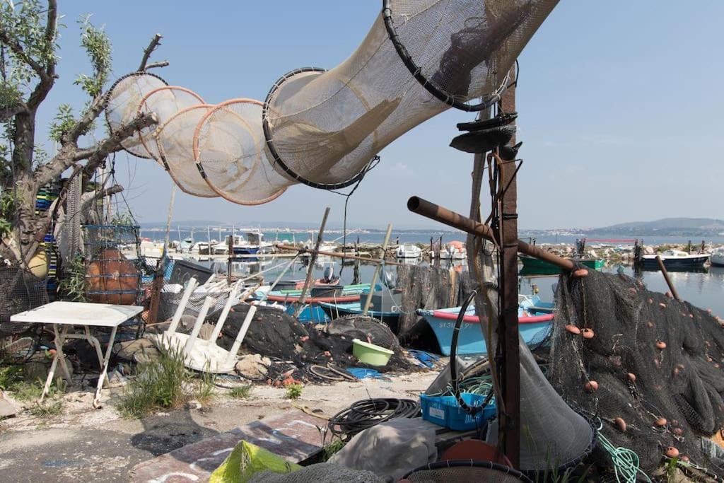 Jolie Maison De Pecheur - La Pointe Courte Sete Bagian luar foto